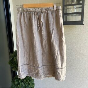 Italy made Linen Skirt Youth XL Cosmo